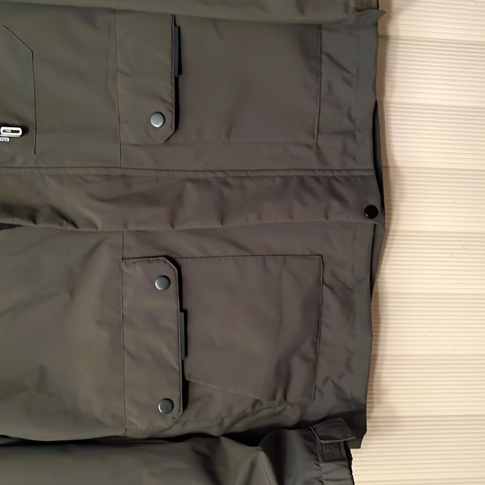 Mens casual hooded windbreaker cargo jacket - Picture 5 of 7